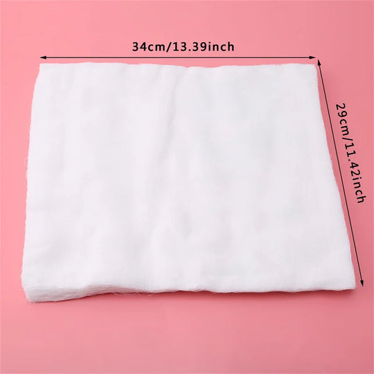 100 Pcs Soft Gauze Beauty Salon Face Mask Skin Management