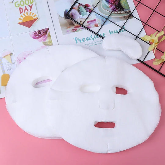 100pcs/lot Disposable Face Mask DIY Soft Non-toxic Pure Facemask