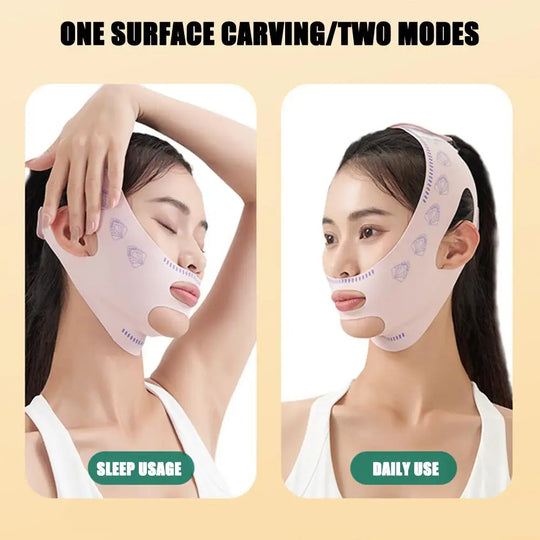 Chin Cheek Slimming Bandage V Shape Sleeping Mask
