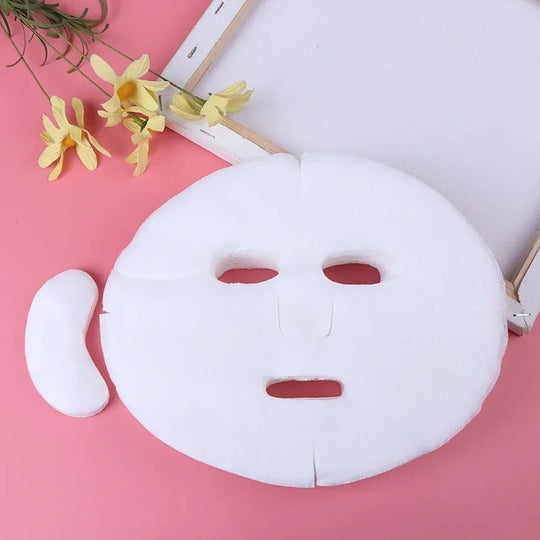 100pcs/lot Disposable Face Mask DIY Soft Non-toxic Pure Facemask