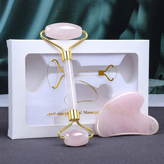 Natural Jade Roller Face / Neck Massager / Eye Care Spa Massage Tools