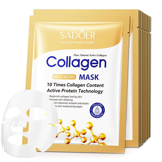 10pcs Anti-wrinkle Collagen Face Mask Skin Care