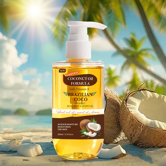 Organic Coconut Oil for Skin, Improves Elasticity, Natural Body Butter Alternative