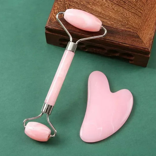 Facial Roller Pink Massager Wrinkle Tools